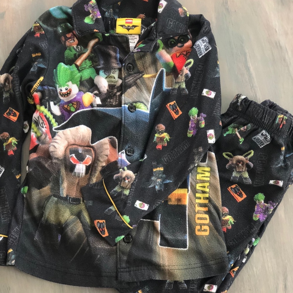 LEGO Batman 2 piece pajama set size 6/7